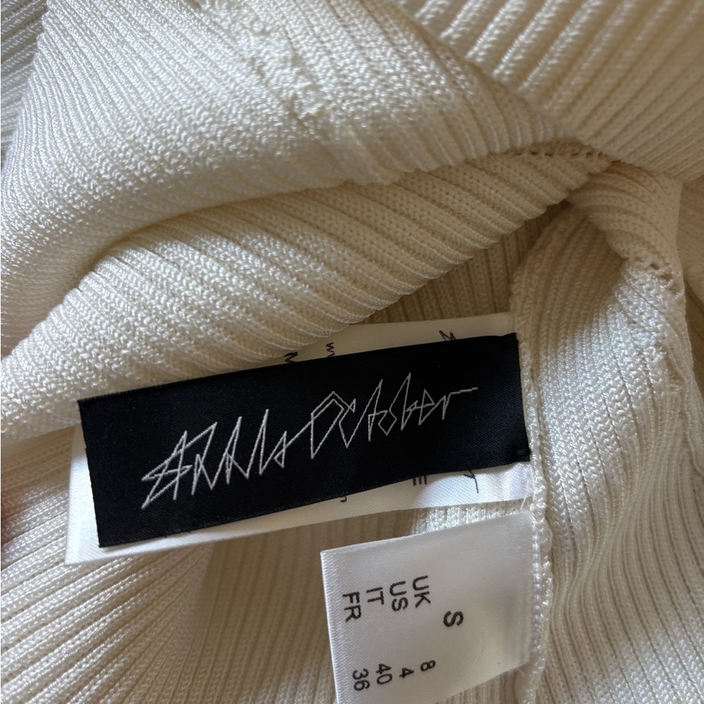 Anna October Cream Ribbed Sweater - Picture 3 of 4